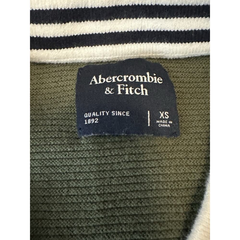 Abercrombie West Village Soccer Jersey Inspired Sweater Top XS - Picture 6 of 6